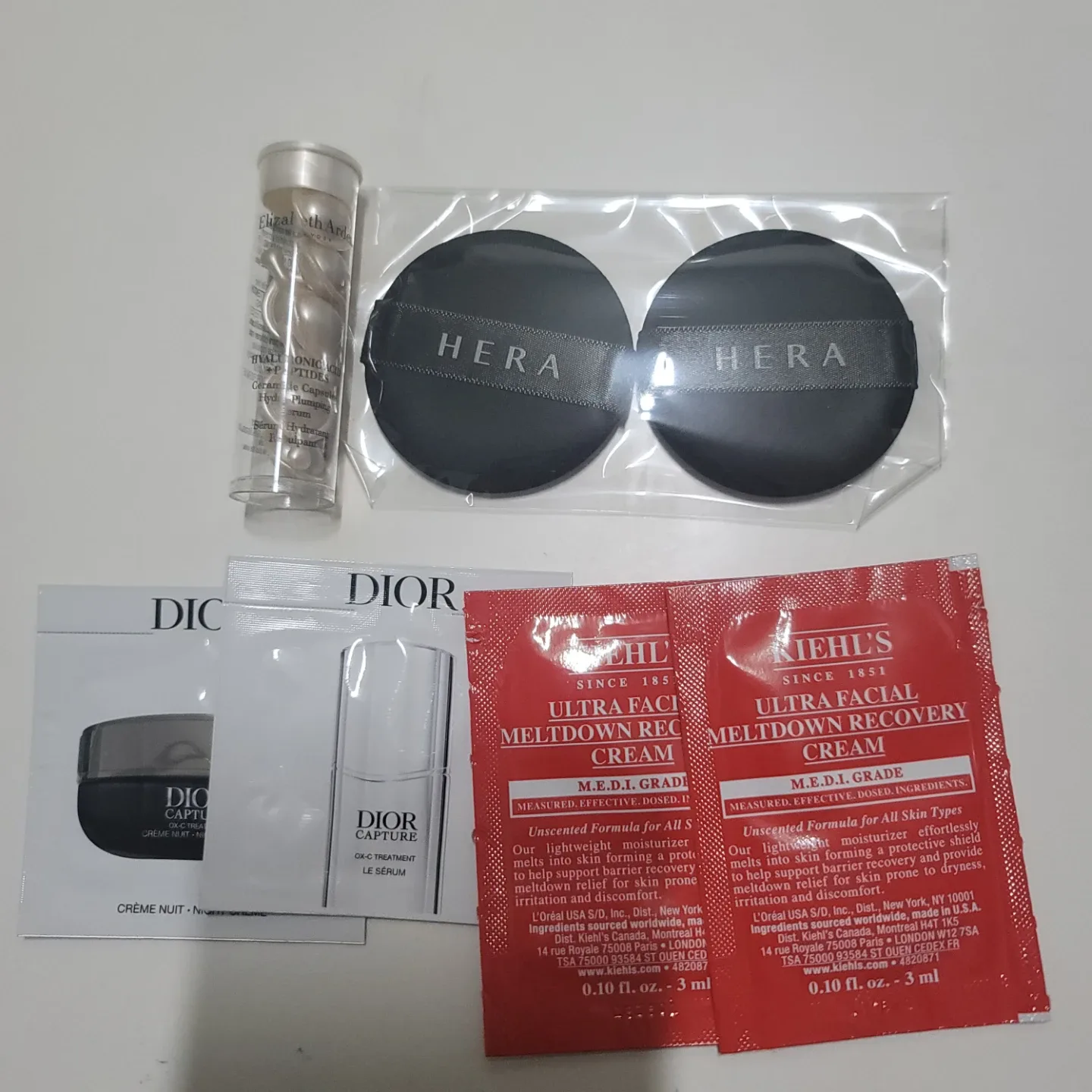 헤라쿠션 퍼프 2개입 새상품 리필 + 타브랜드 공샘 덤