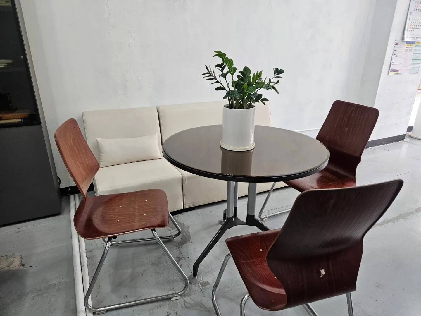 원목 테이블 & 의자 세트