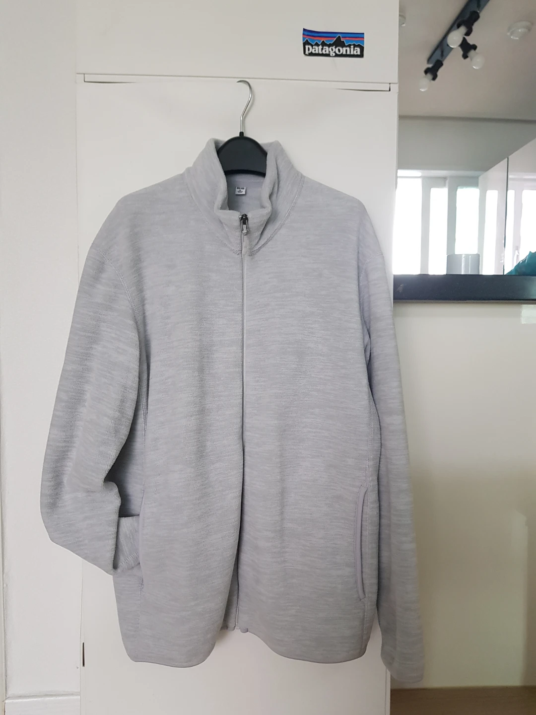 새상품 유니클로 얇은 폴라폴리스 집업점퍼 XL105