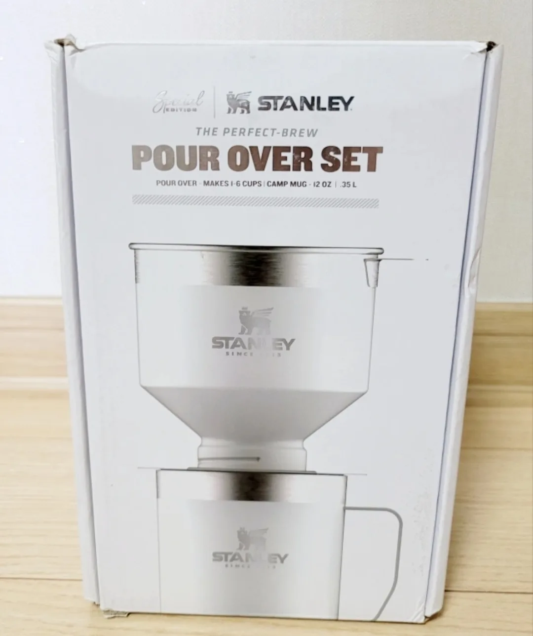 스탠리 캠프 푸어 오버 커피  세트 폴라 1세트 (591ml/354ml) 커피메이커 드립 미개봉 새제품