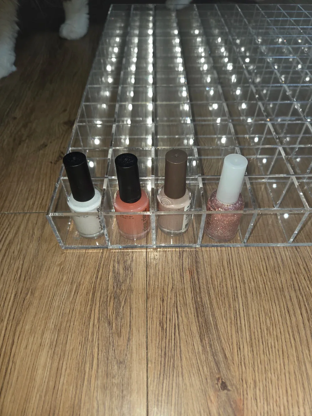 투명 아크릴 네일,화장품 정리함 2개 (총 169칸)