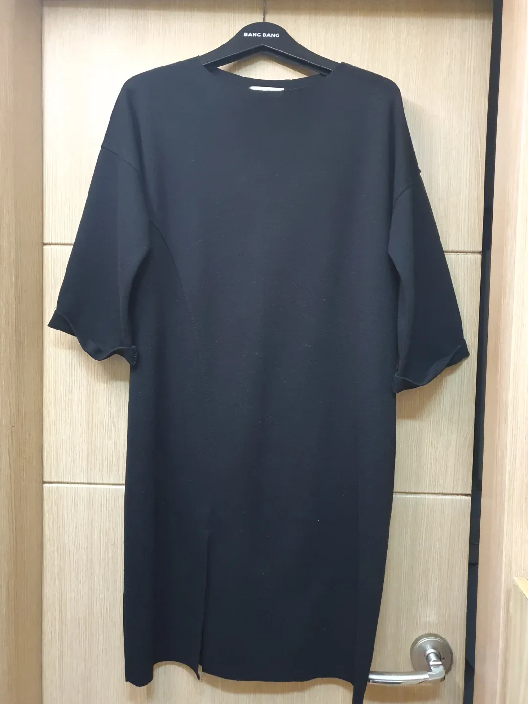 블랙  롱 원피스