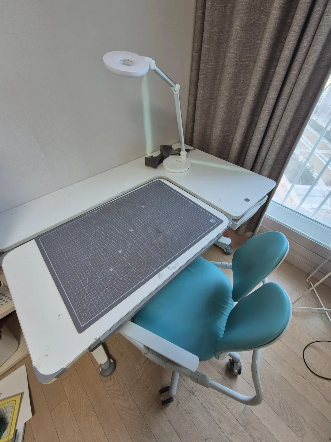 컴프프로 높이조절 책상 + 의자 세트