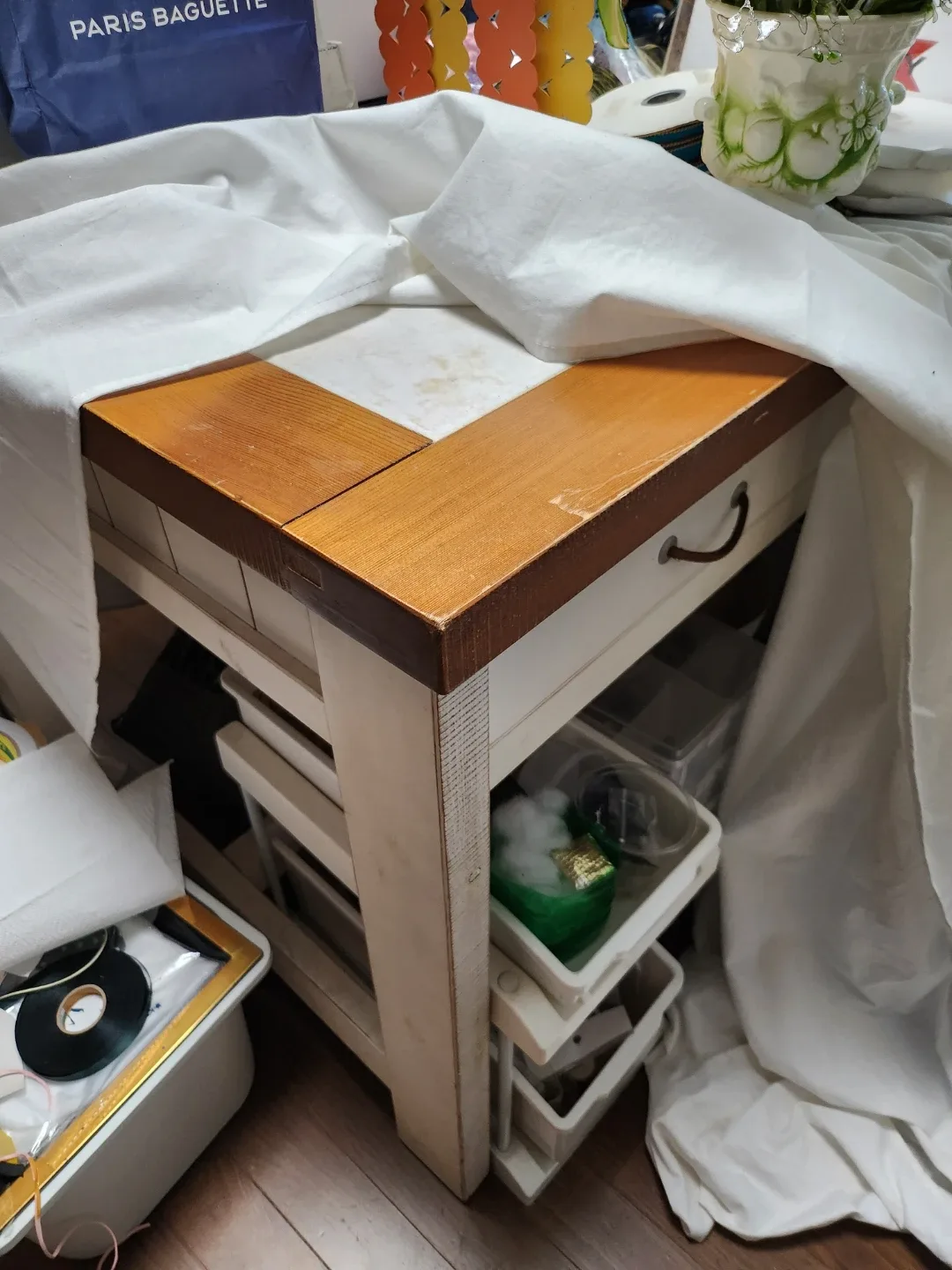 레몬트리 책상 및 식탁 4인용