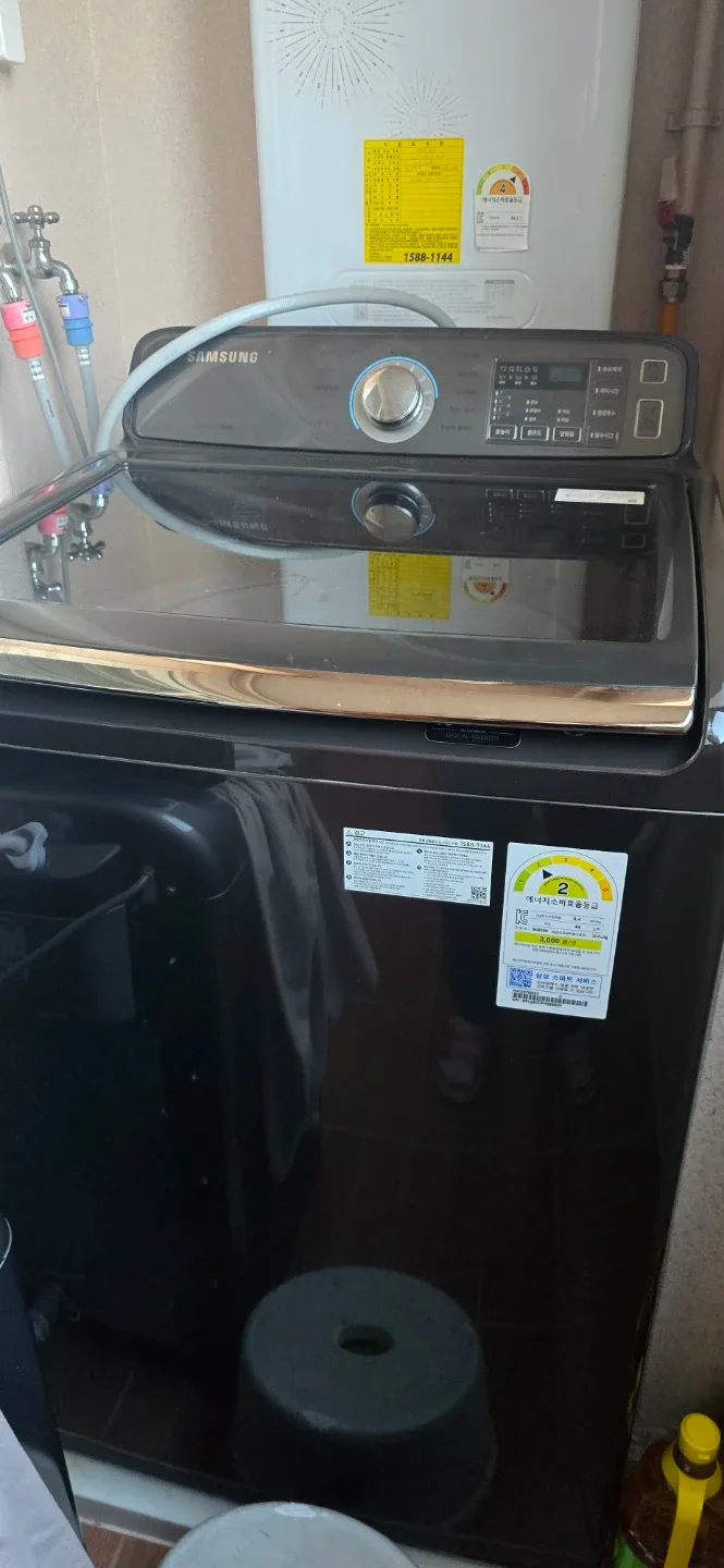 삼성 통돌이 세탁기 블랙