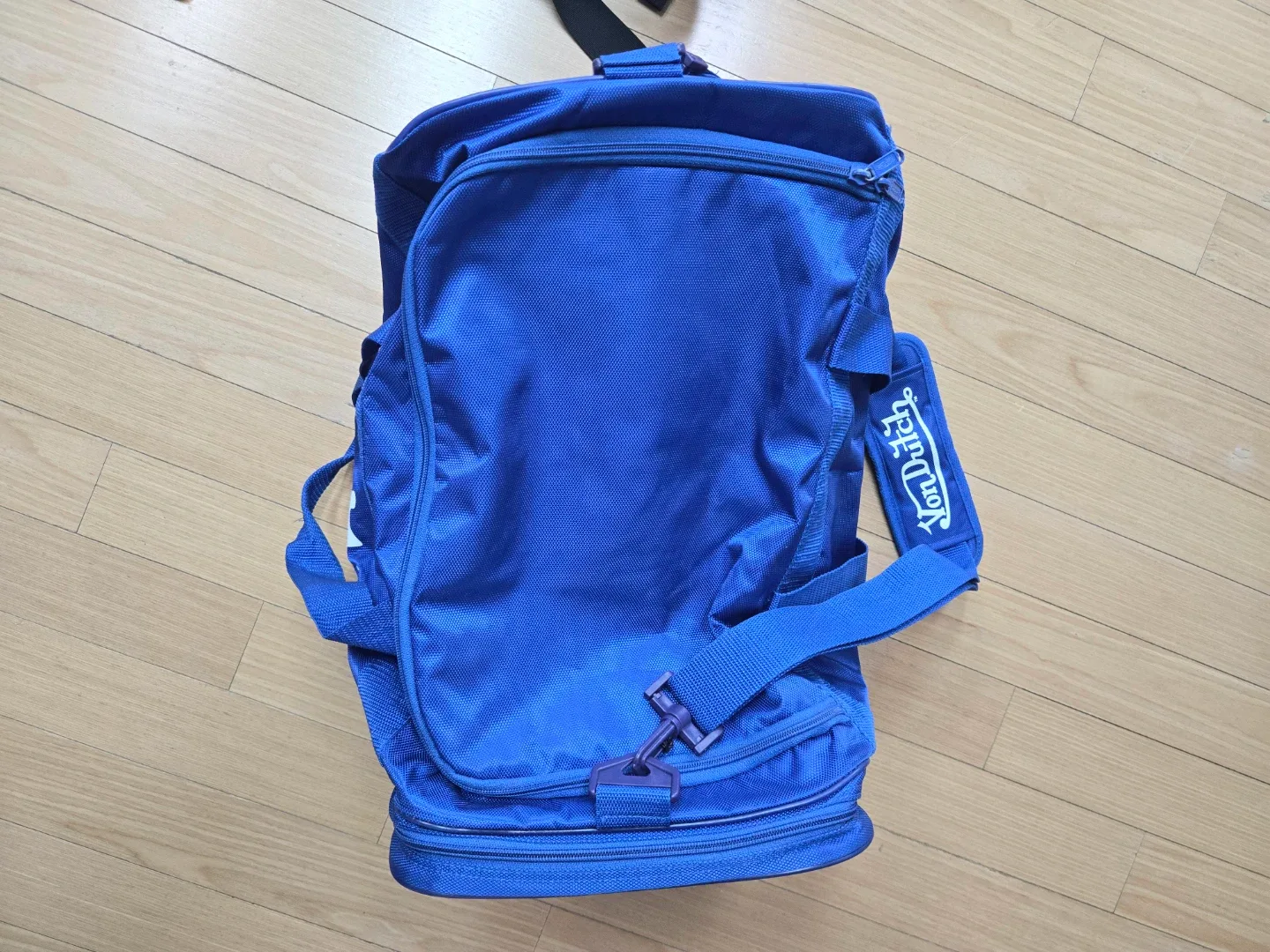 본더치 파란색 더플백