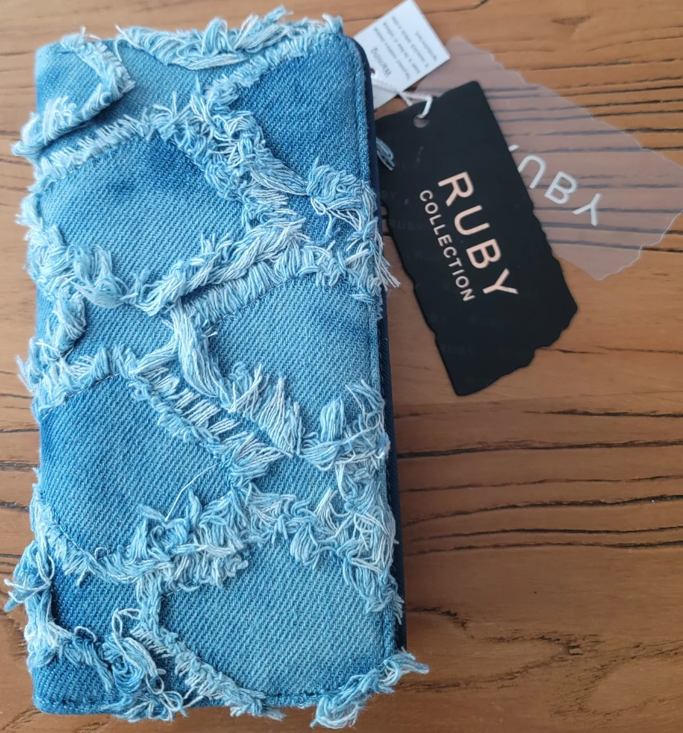 RUBY COLLECTION 데님 장지갑 새상품