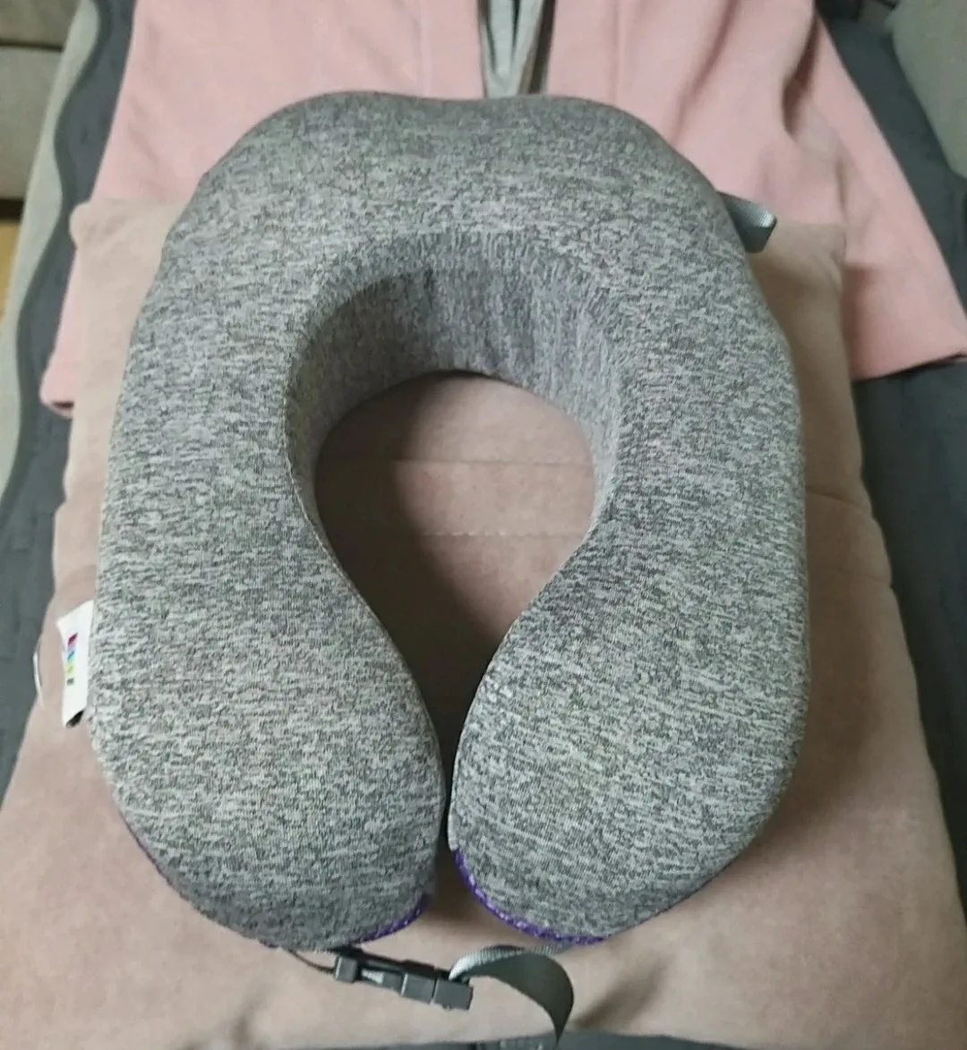 (새것)인천공항 면세점에서 산 라텍스 여행다목적 목배게