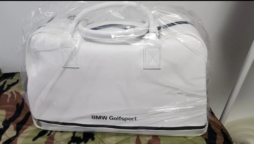 BMW Golfsport 흰색 보스턴백 새상품