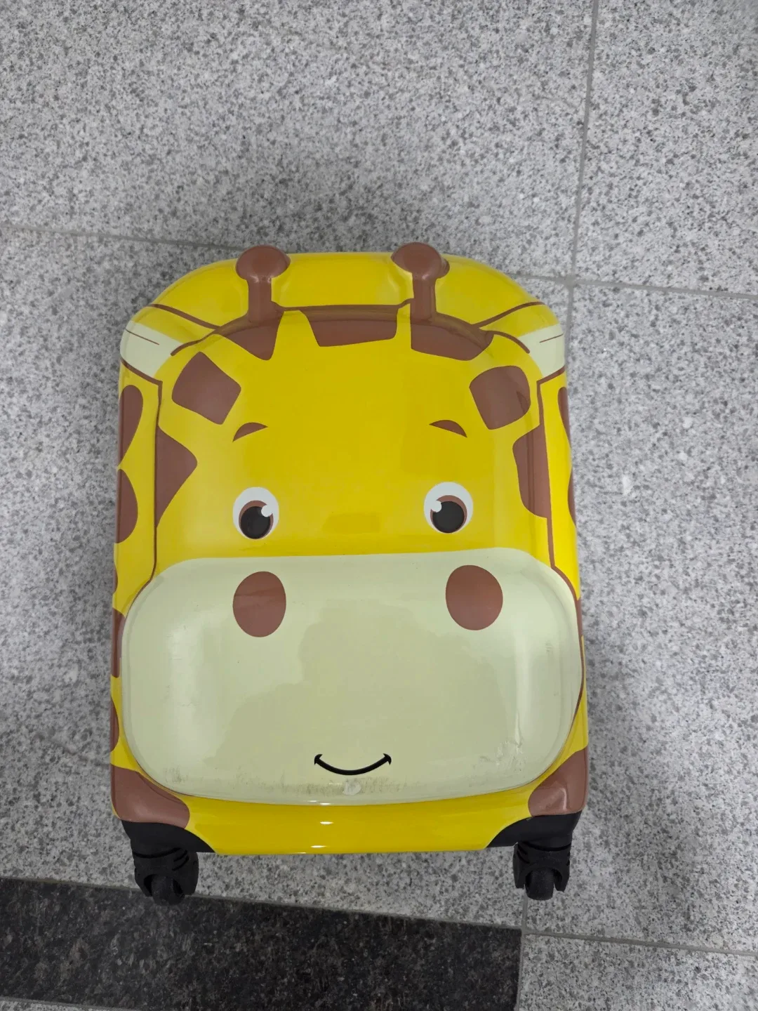 유아 기린 캐릭터 캐리어