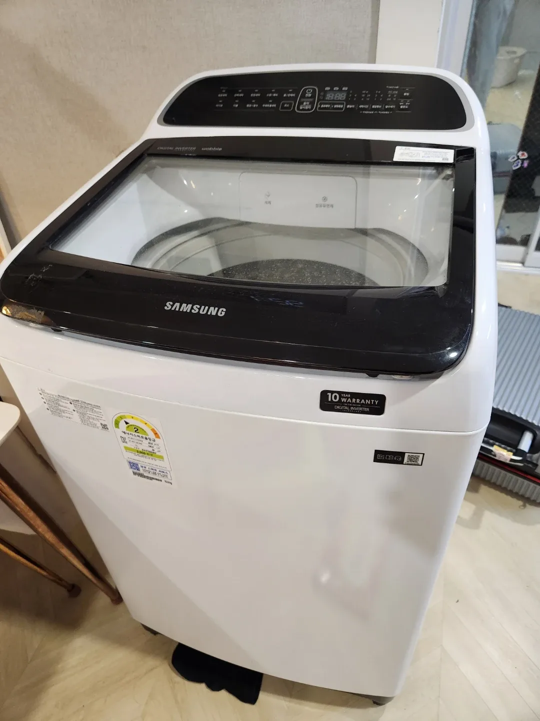 삼성 통돌이 세탁기 WA10T5262BW 10kg