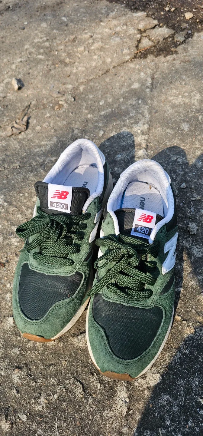 뉴발란스 420 녹색 운동화