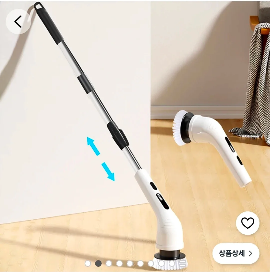 무선 전동 욕실 청소기 새상품 한번 썼습니다