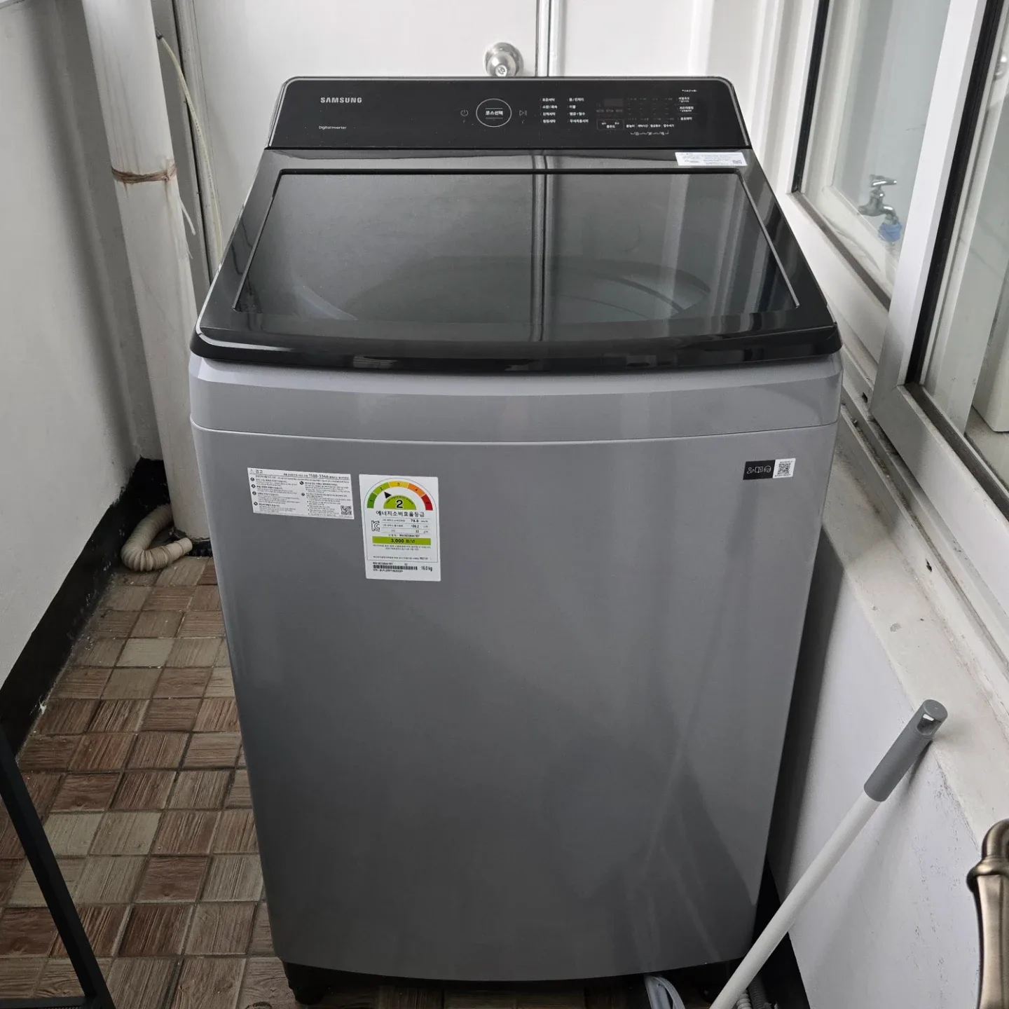 삼성 그랑데 통버블 세탁기 16kg