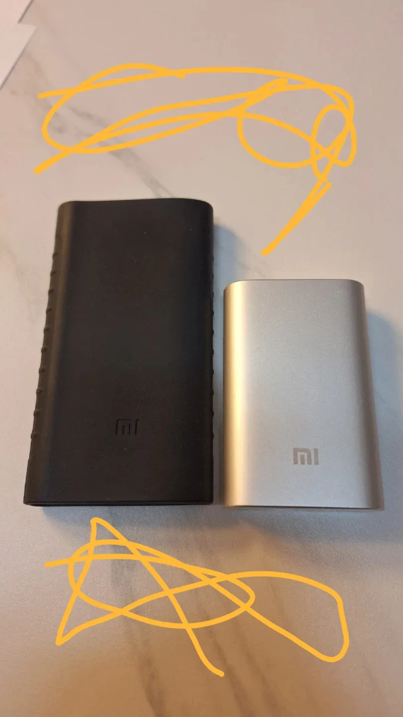 샤오미 보조배터리 2개 일괄 (10000mAh, 5000mAh)