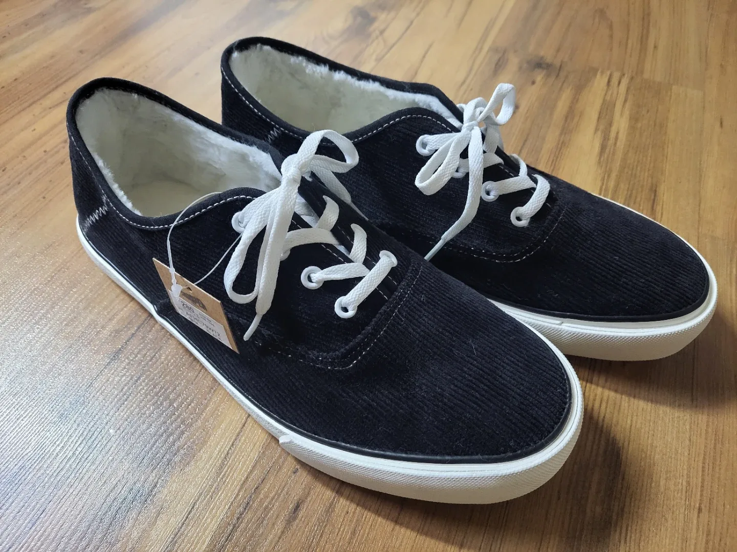 코듀로이 양털 신발 미착용품(280 사이즈)