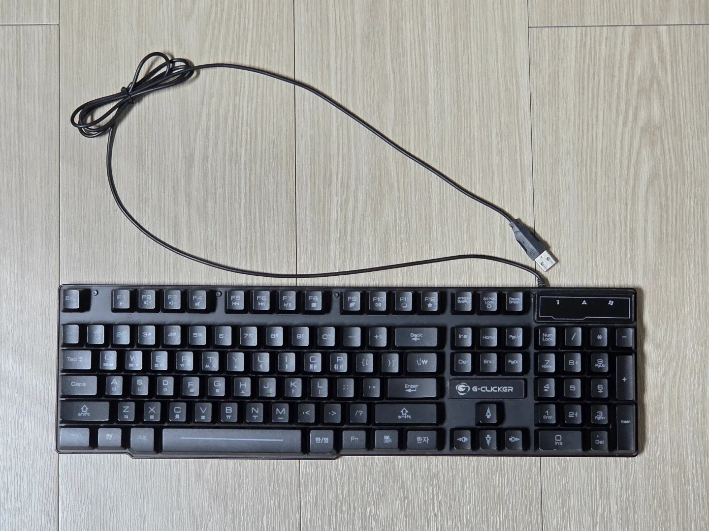 지클리커 새 게이밍 키보드