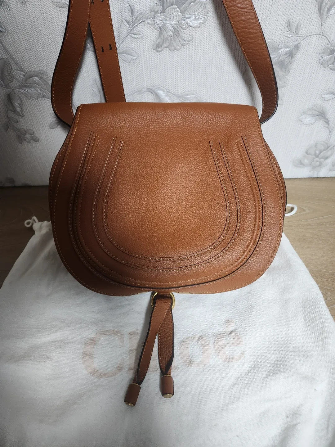 끌로에 마르씨 숄더백 브라운