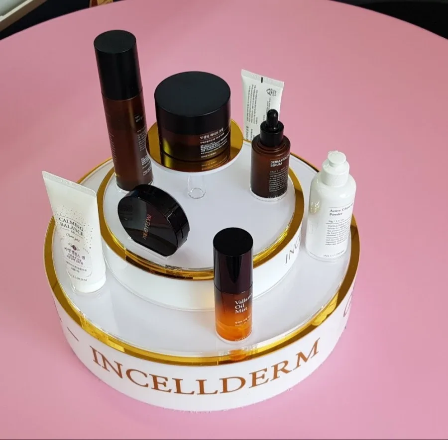 인셀덤 화장품진열대