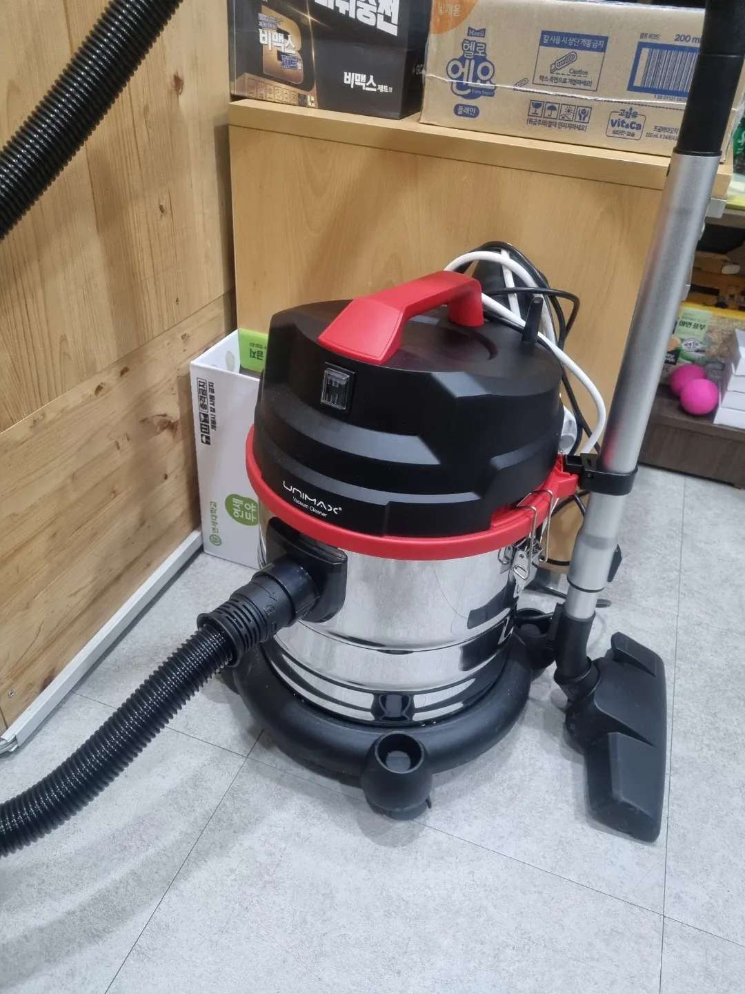 업소용 청소기 1회 사용