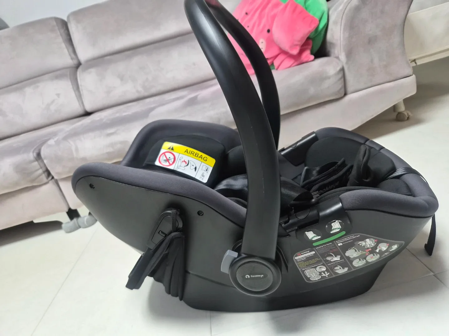 바구니형 카시트 블랙