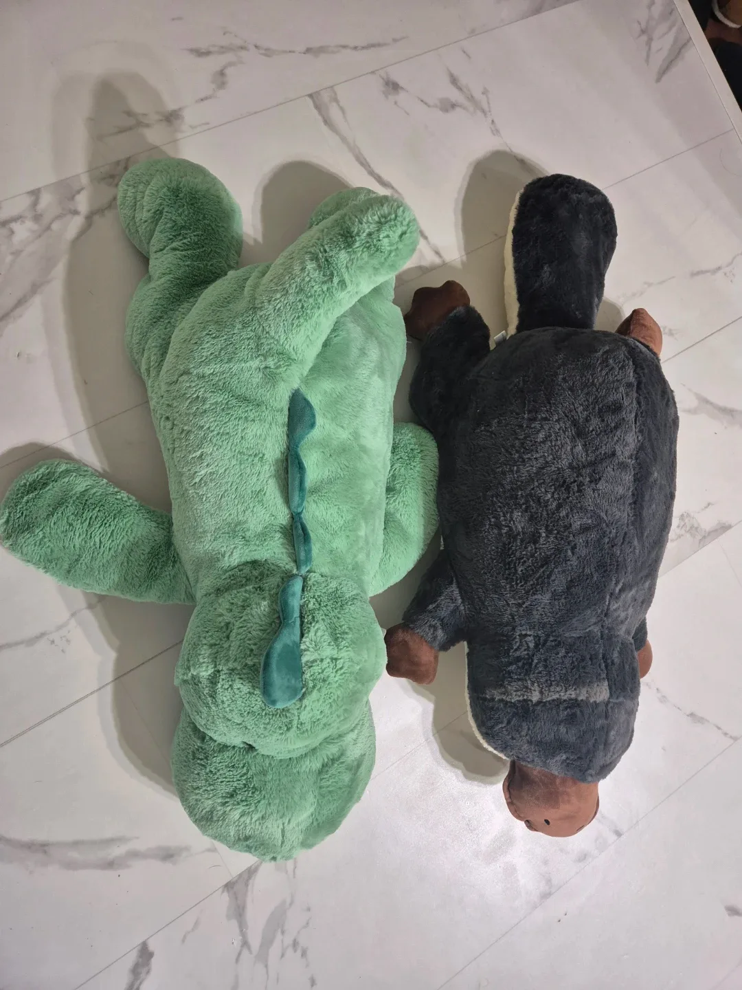 공룡1마리.오리너구리3마리