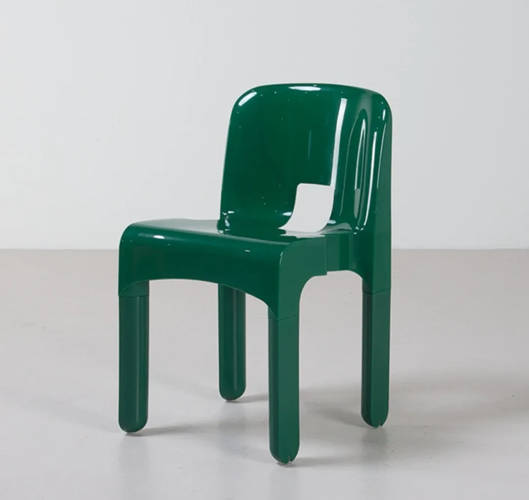 미드센추리 유니 레트로 빈티지 그린 의자