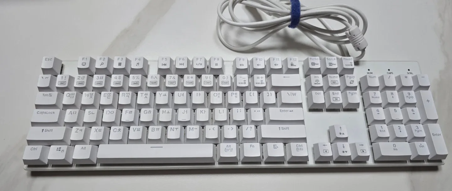 COX CK450 화이트 게이밍 키보드