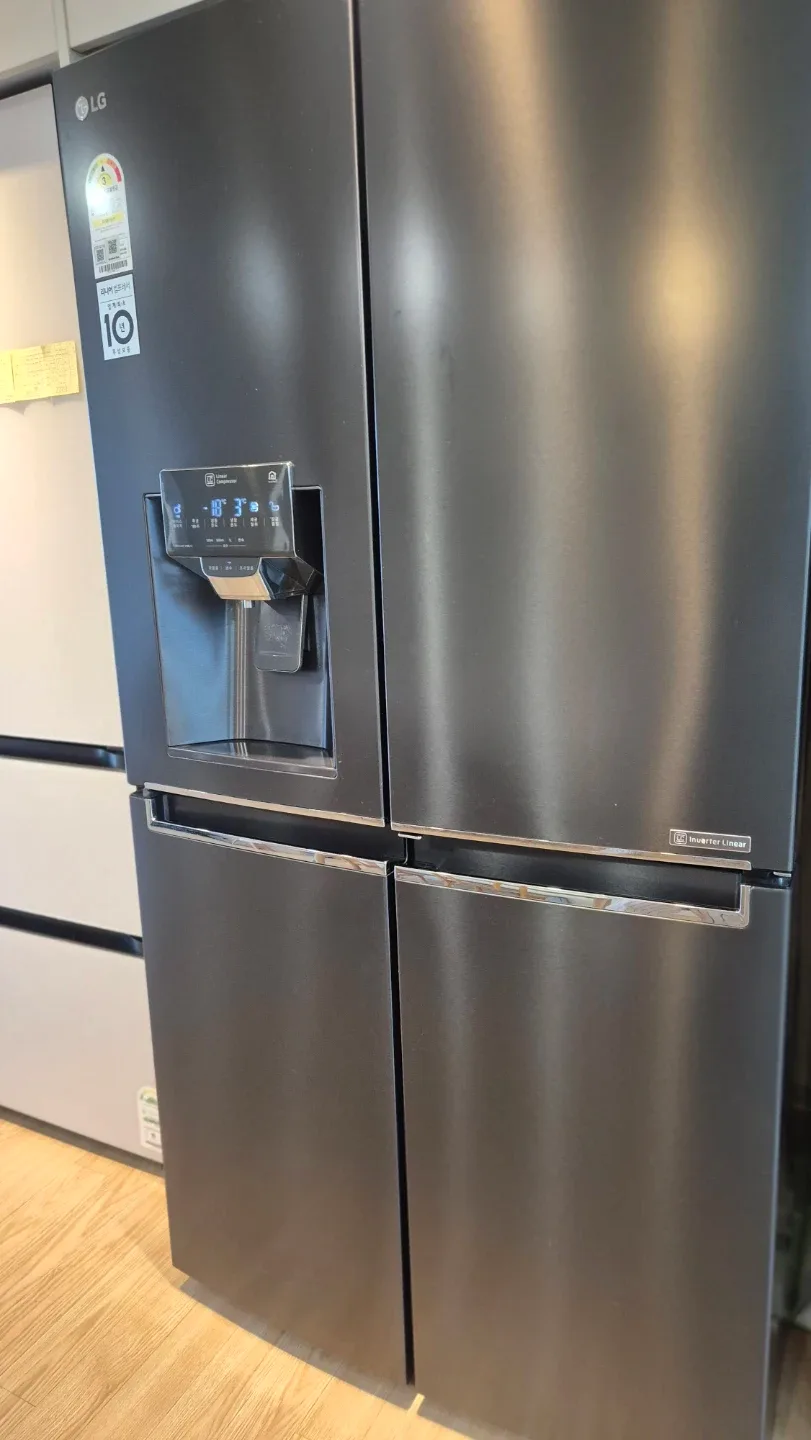 LG 디오스 얼음정수기 냉장고 매트블랙