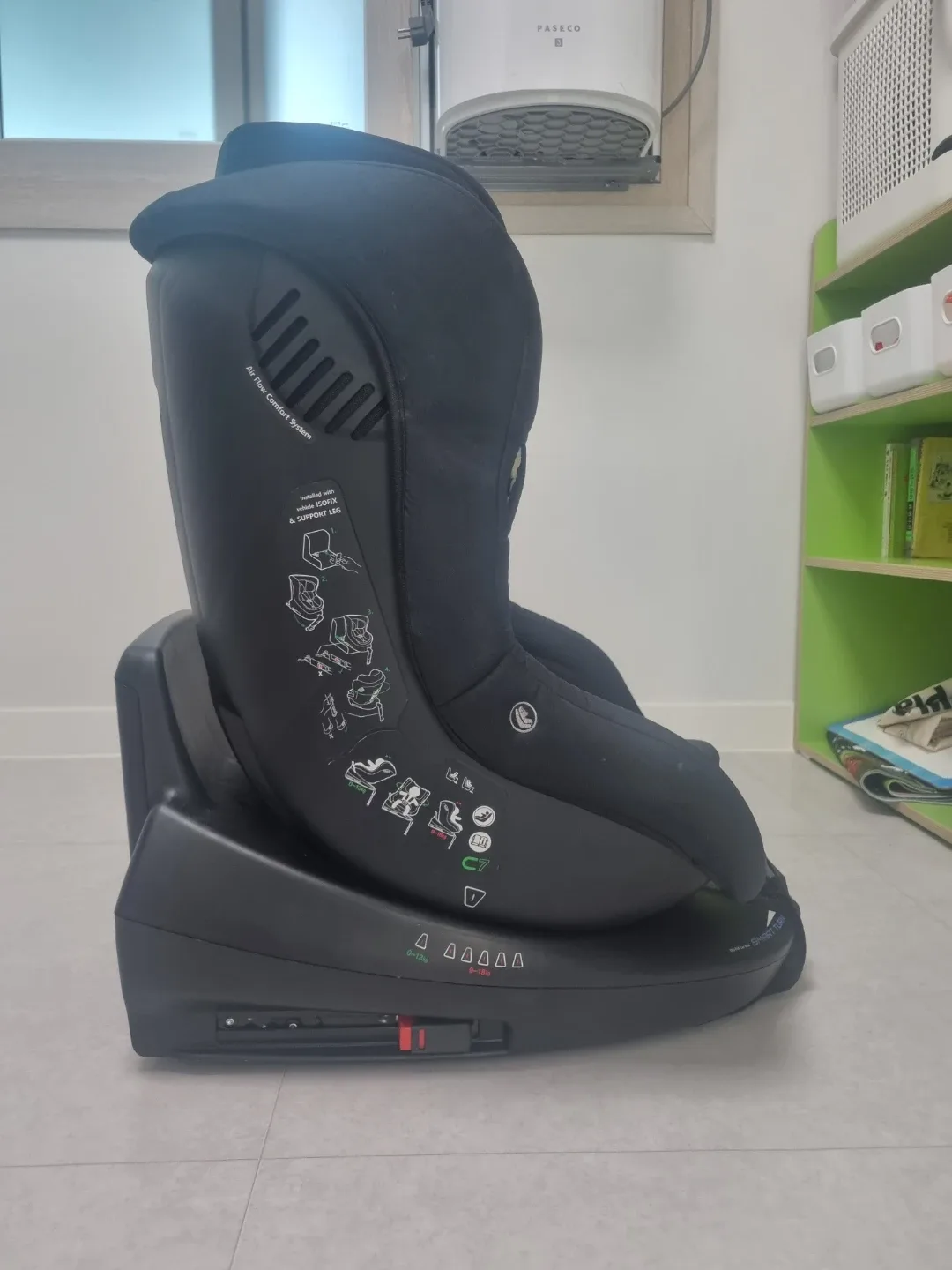 페도라 C7 회전형 카시트 블랙