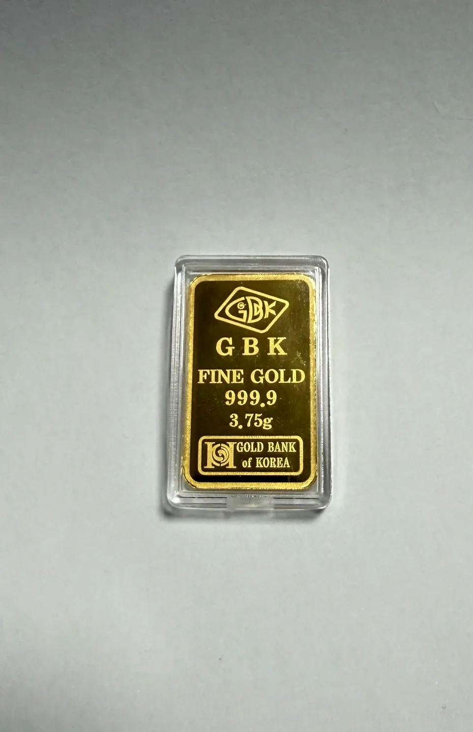 GBK 순금 골드바 3.75g (1돈)