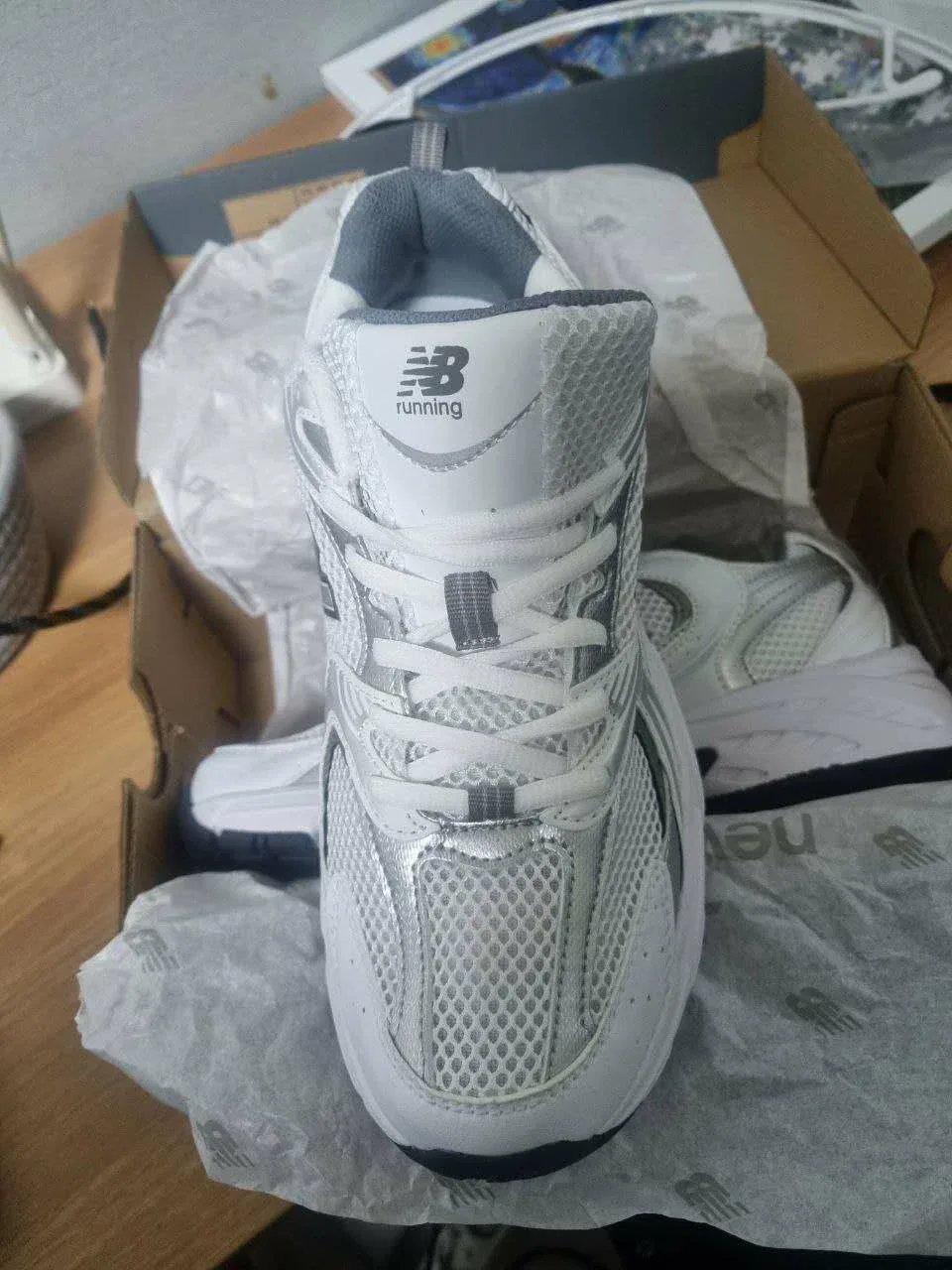 뉴발란스 530 운동화 화이트 실버 200mm 새상품