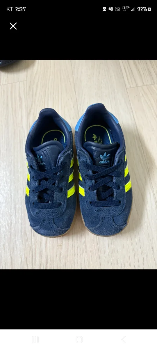 아디다스 가젤 유아 운동화 네이비 130