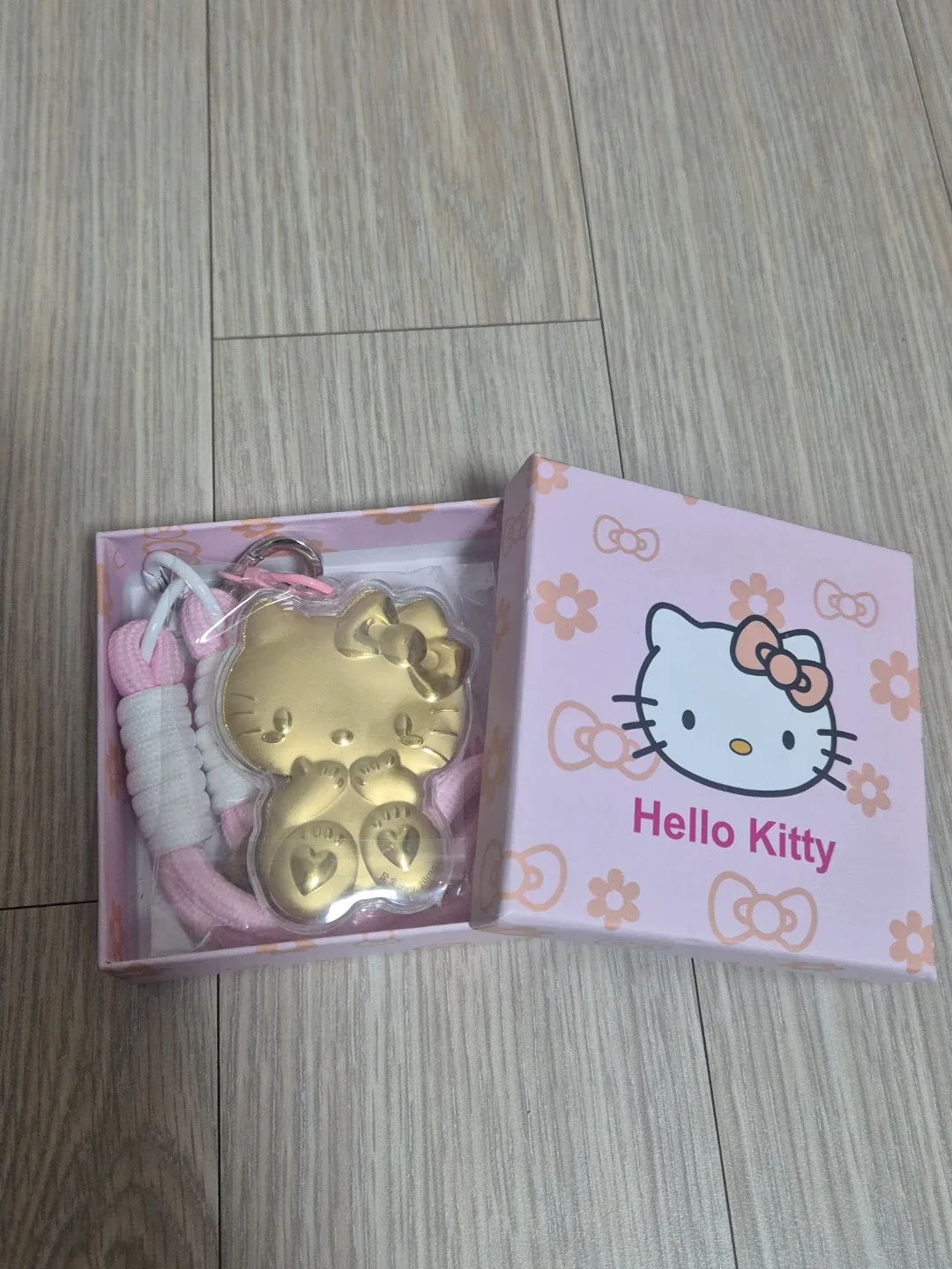 헬로키티 순금 키링 새상품