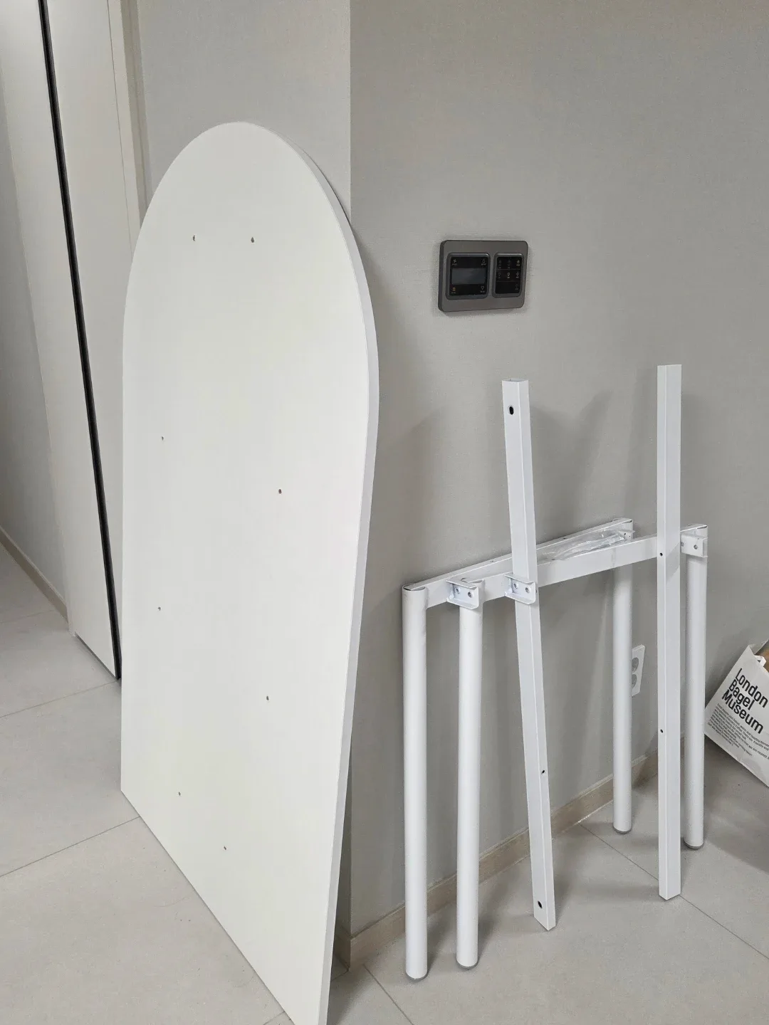 (식탁 상판&기둥 분리) 4인식탁&의자4개