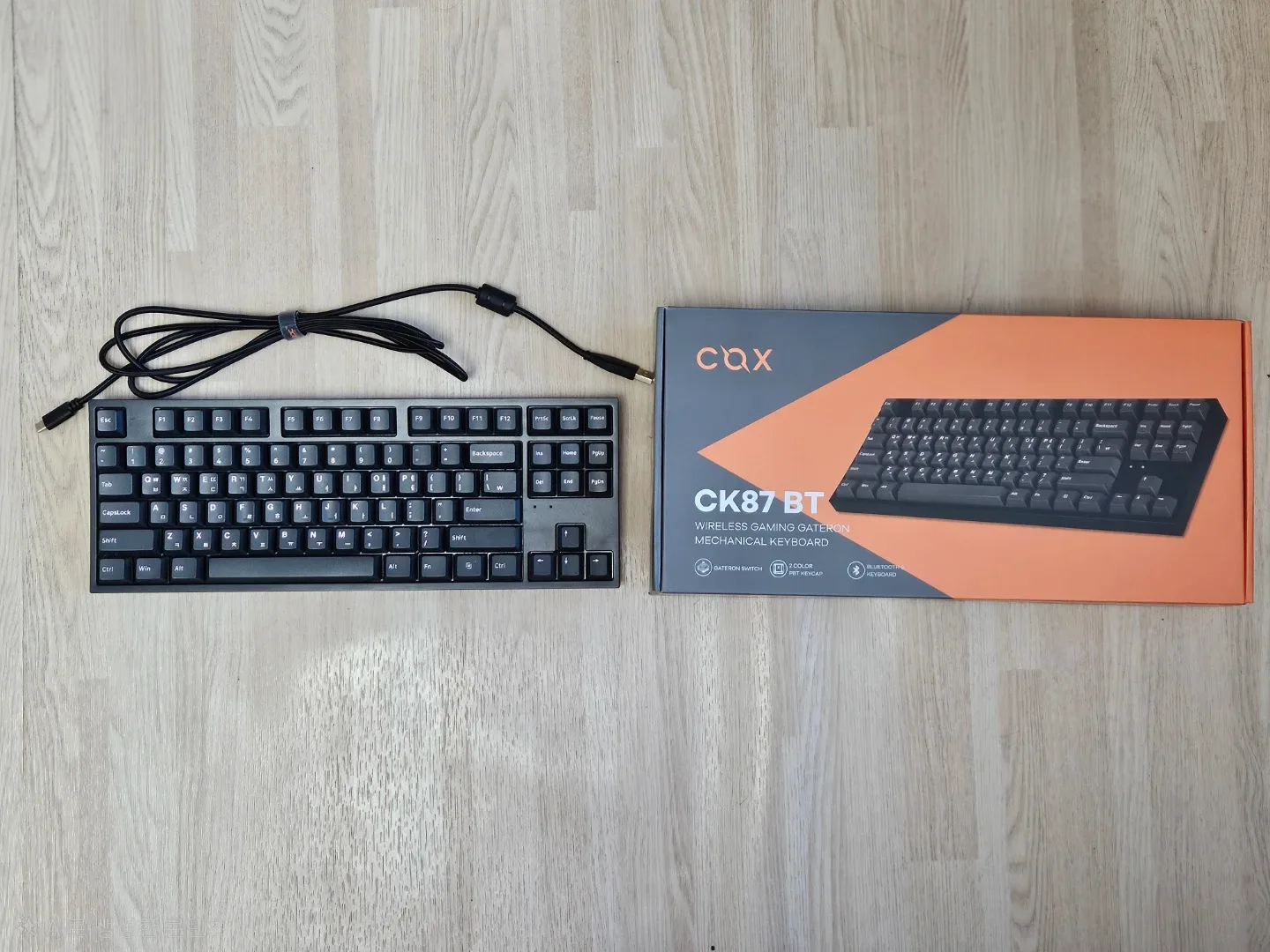 콕스 CK87 BT 무선 기계식 키보드(청축)