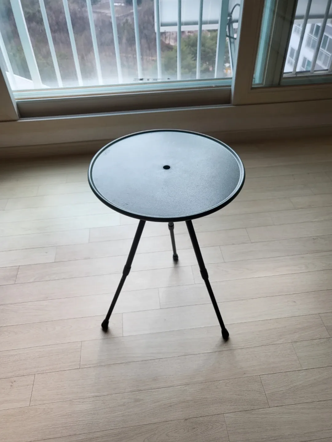 KEEP 캠핑높이조절 원형사이드테이블