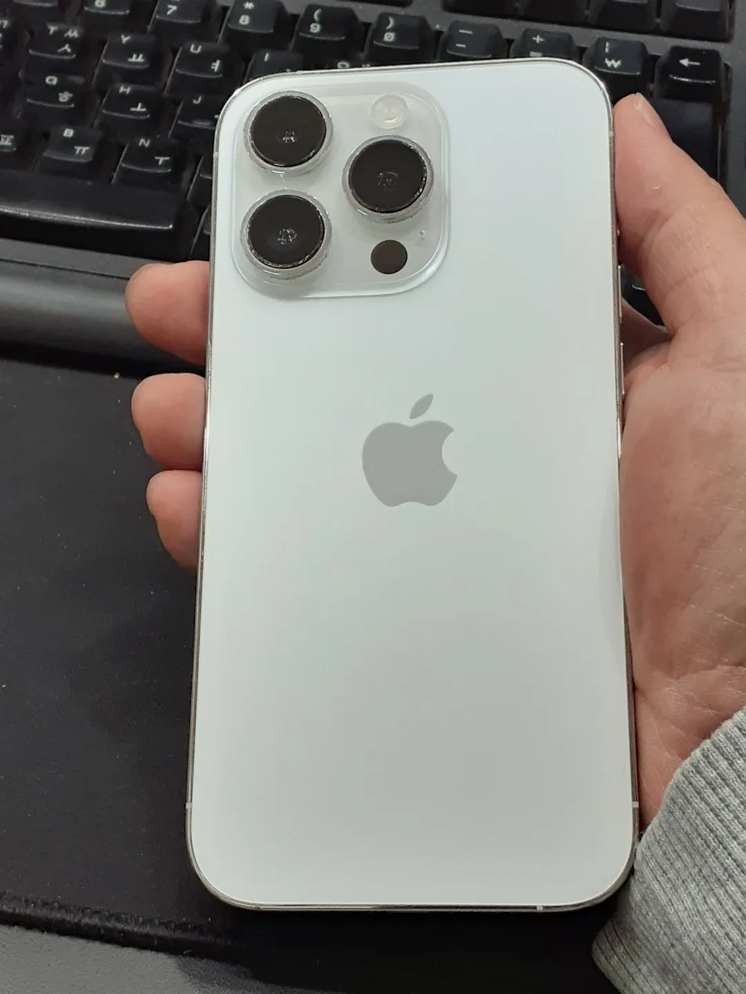 아이폰14프로 256GB 실버 배터리 84%