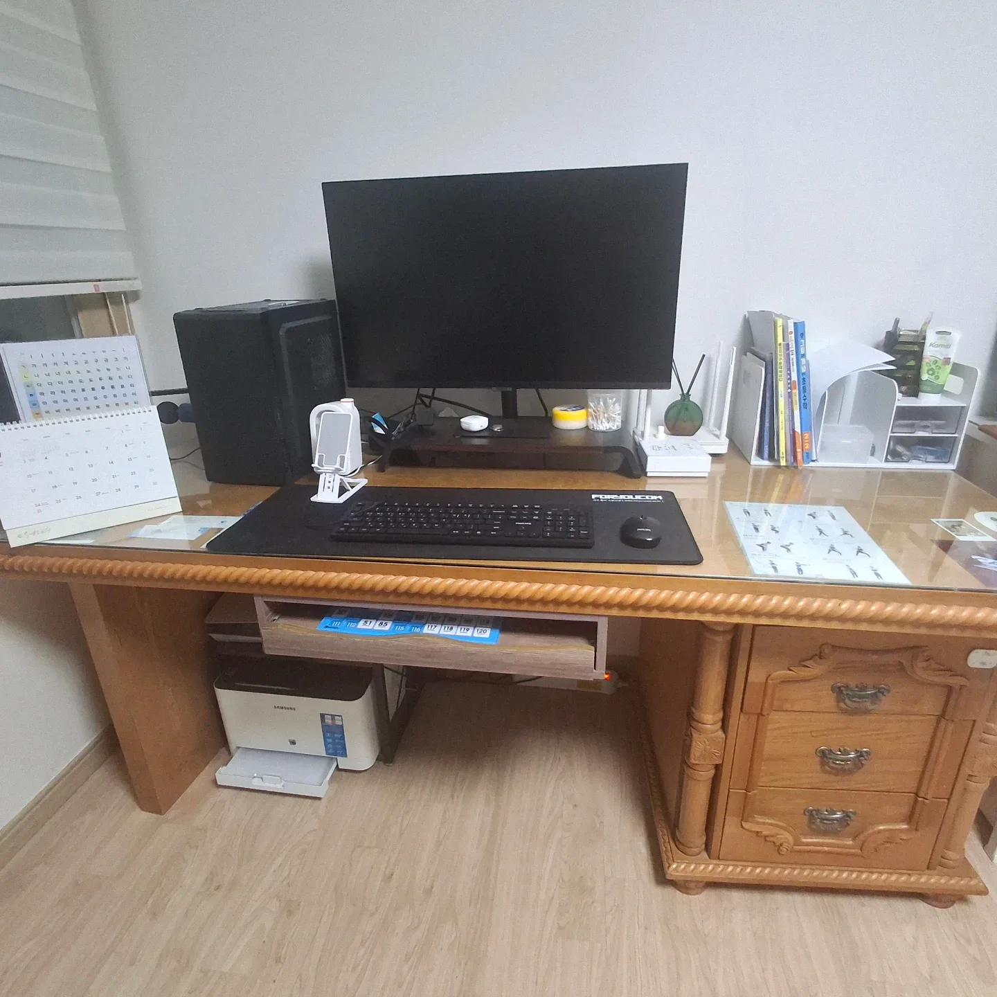 원목 앤틱 책상