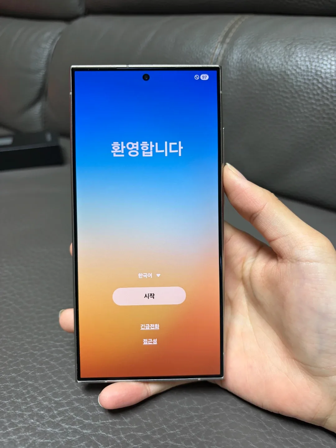"풀박스+케이스포함 / 갤럭시 S24 울트라 512GB 티타늄 그레이"