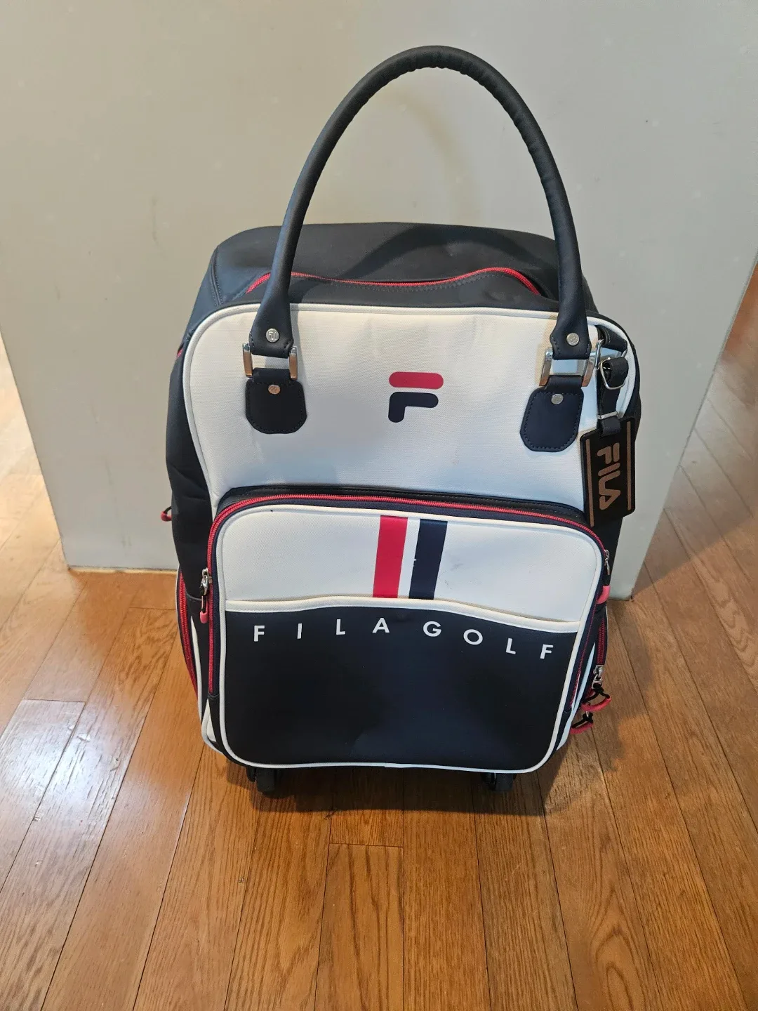 FILA 골프 바퀴 보스턴백
