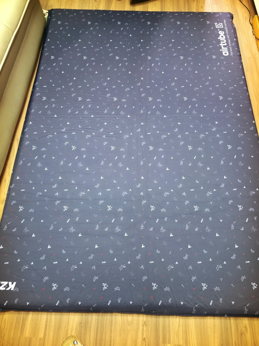 카즈미 KZM 에어튜브 자충매트 더블 캠핑 매트