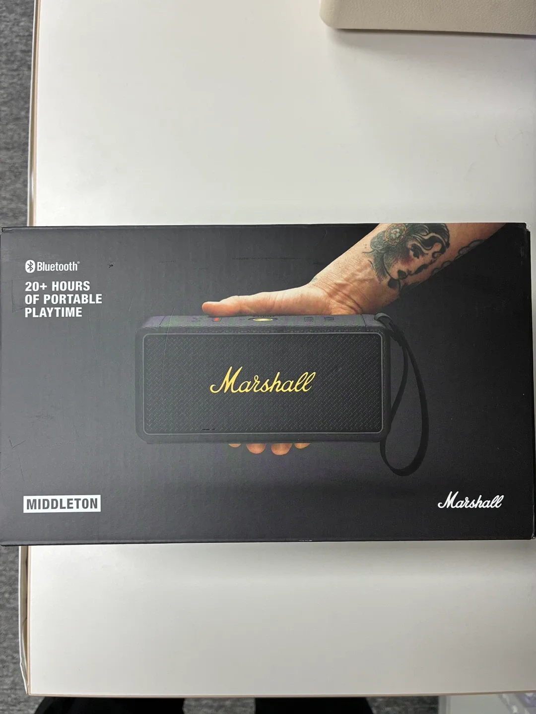 마샬 미들톤1  블랙 블루투스 스피커 캠핑용 소비코av정품