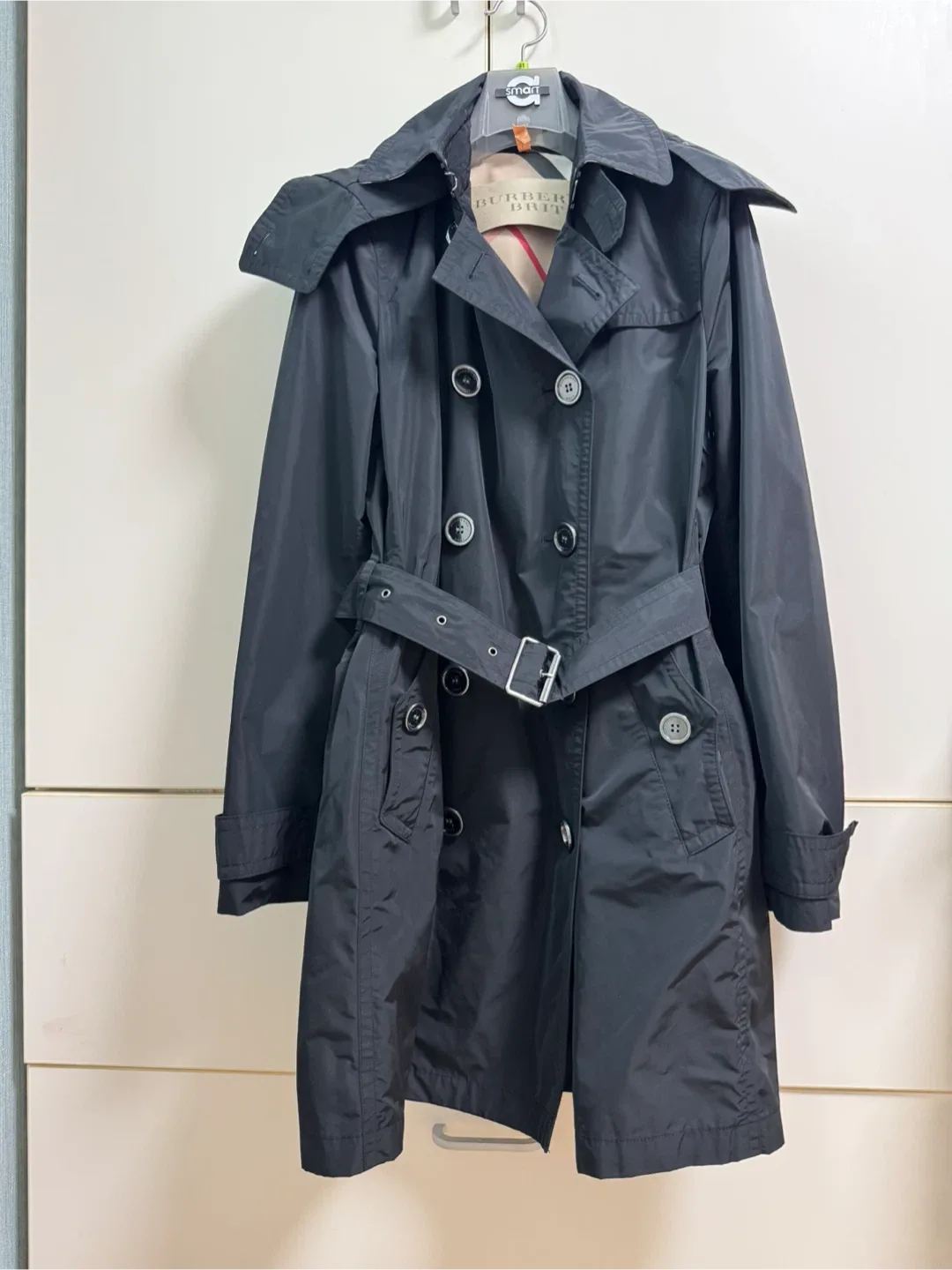 버버리 발모랄 트렌치코트 블랙 (UK8 / US6) 🧥✨