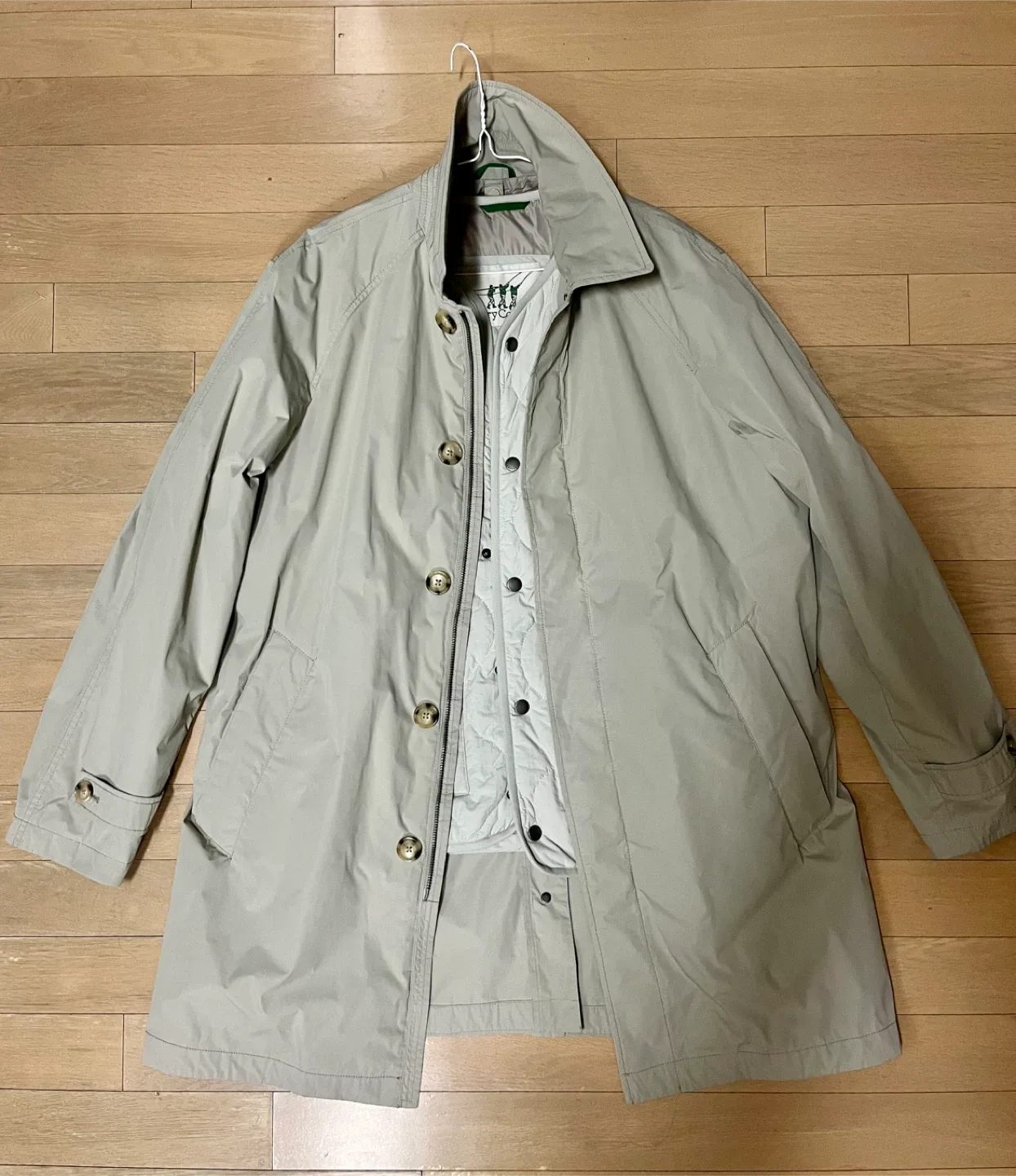 헨리코튼 남성 2in1 코트