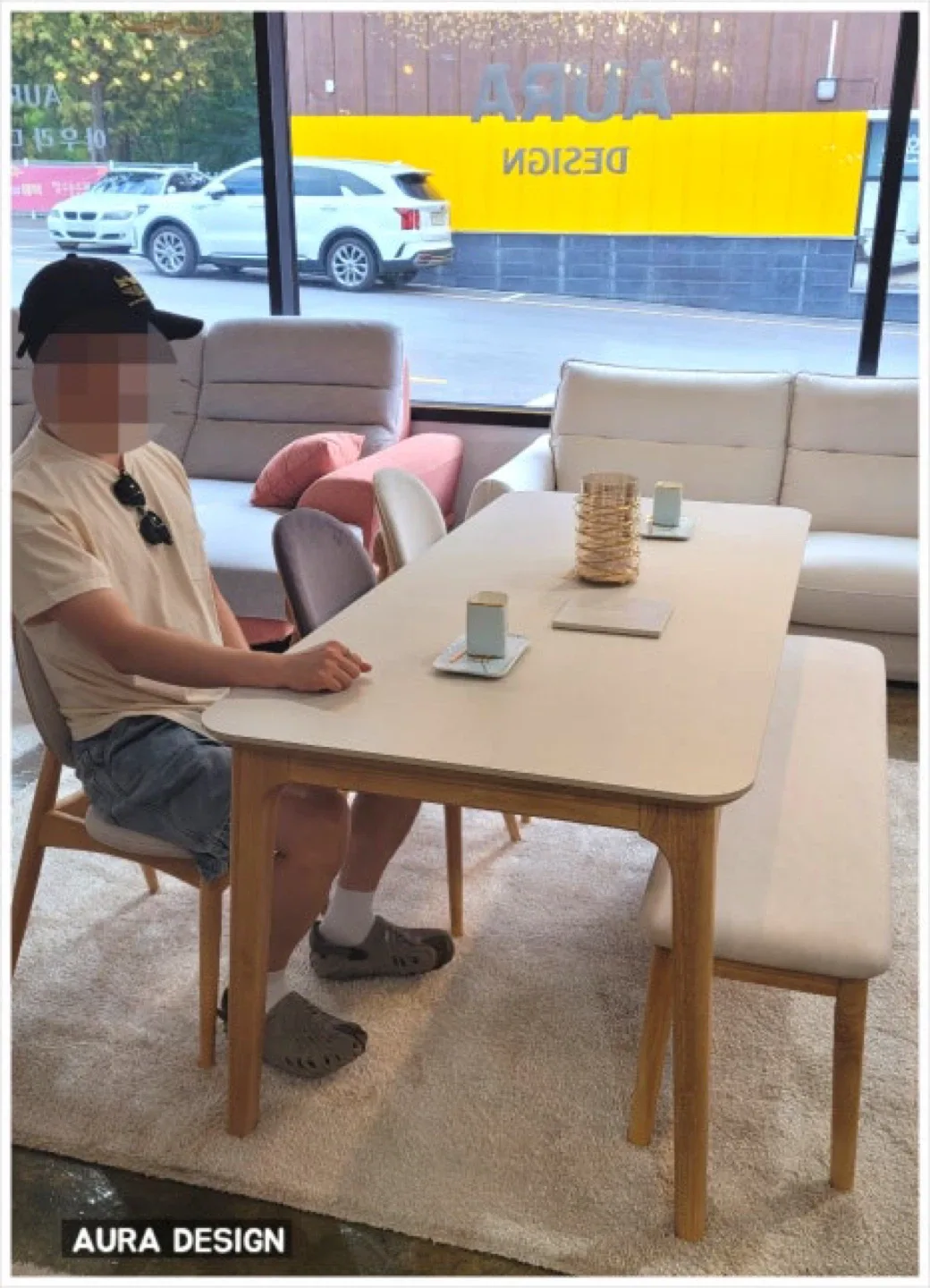 포세린6인용 식탁