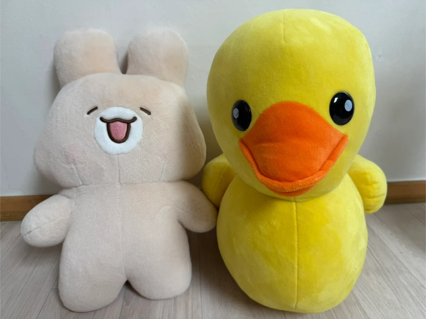 슈야슈야 토끼  러버덕오리 인형 세트