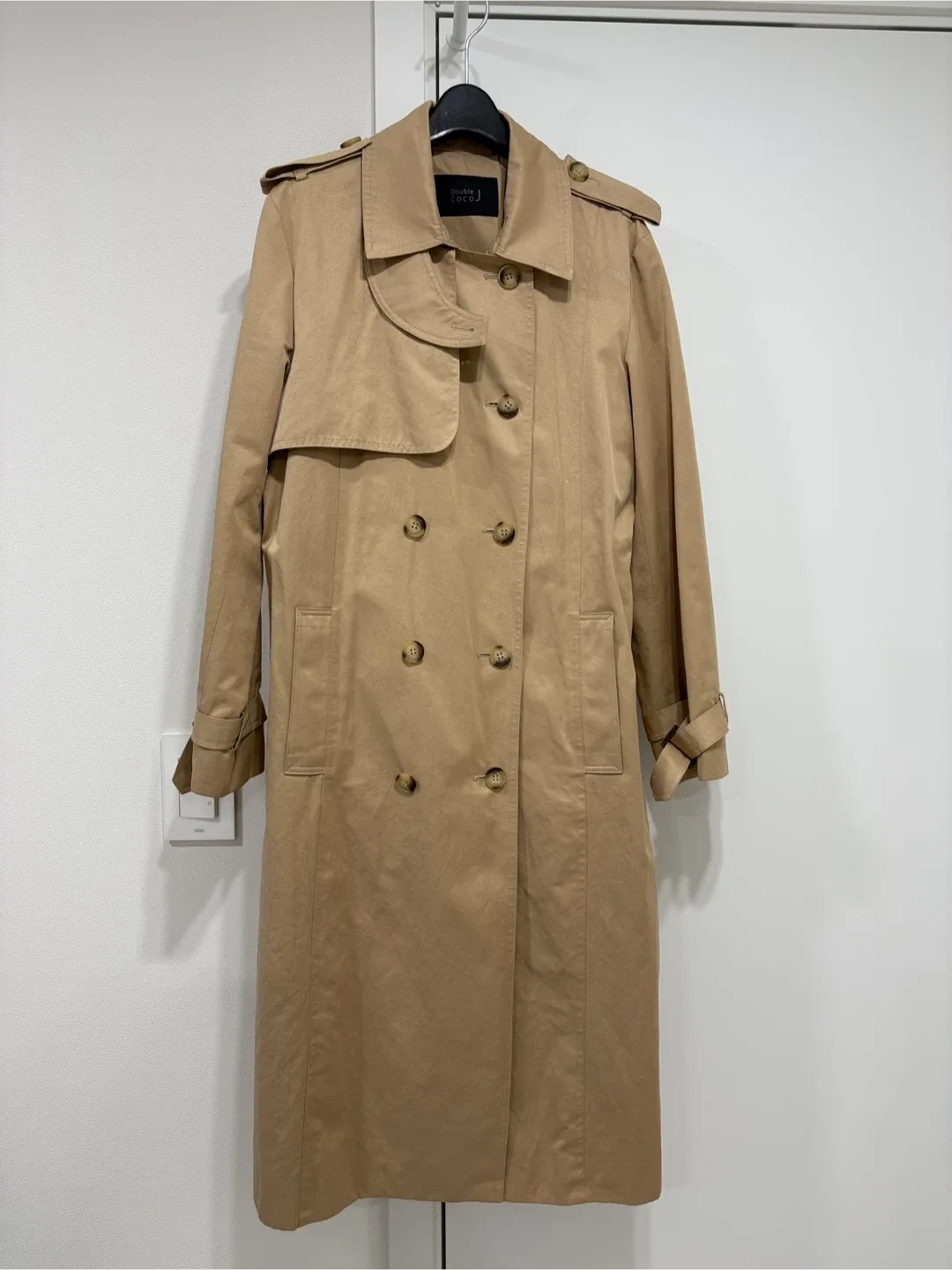 여성 베이지 트렌치 코트