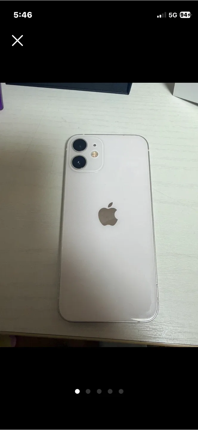 아이폰 12미니 화이트 128g 상태좋음