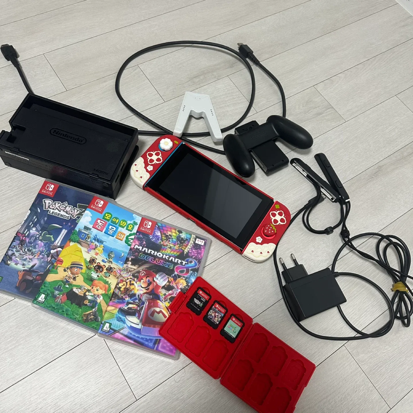 닌텐도 스위치 신형 + 게임칩 2개